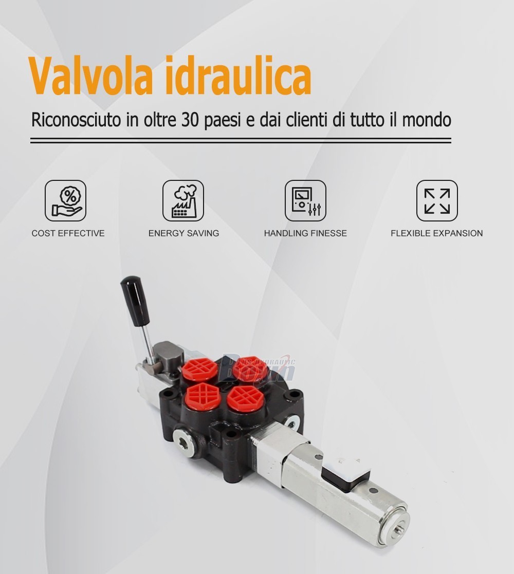 Factory Wholesale Q45 Solenoid and Manual 1 Spool Monoblock Valve